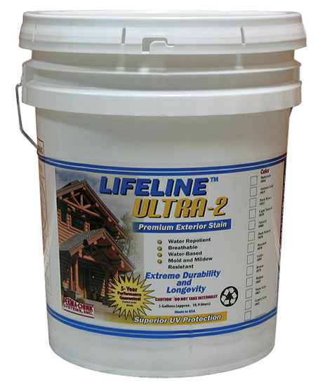 Lifeline Ultra 2 Exterior Wood Finish 5 gallon pail