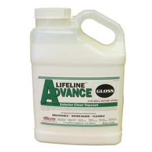 Lifeline Advance Clear Satin & Gloss Exterior Top Coat – 5 Gallon Pail