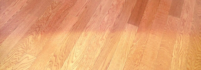 sun faded wood floor