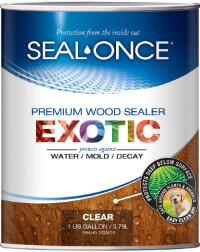 Seal-Once Exotic Premium Wood Sealer bucket