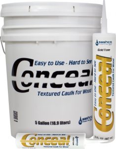 Conceal Textured Caulk for Wood bucket and tube