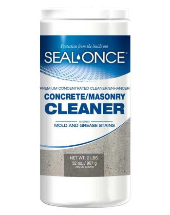 Concrete Masonry Cleaner, good for use with SEAL-ONCE NANO + POLY Concrete and Masonry Sealer