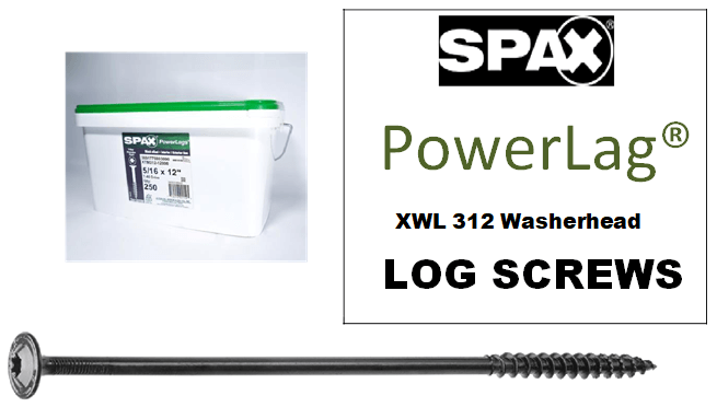SPAX PowerLag Log Screws banner